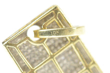 Load image into Gallery viewer, 10K 0.48 Ctw Pave Diamond Eye of Providence Pendant Yellow Gold