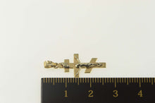 Load image into Gallery viewer, 14K Crucifix Jesus Christ Cross Christian Symbol Charm/Pendant Yellow Gold