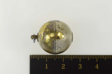 Load image into Gallery viewer, Sterling Silver Retro Enamel Pan American Airlines Globe Charm/Pendant