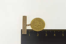 Load image into Gallery viewer, 14K 1855 $2.50 Liberty Head Monogram OFD Pin/Brooch Yellow Gold