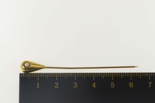 Load image into Gallery viewer, 14K Victorian Seed Pearl Puffy Tear Drop Pin/Brooch Yellow Gold