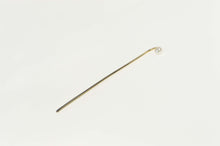 Load image into Gallery viewer, 14K Pearl Round Bar Boutonniere Formal Wedding Stick Pin Yellow Gold