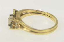 Load image into Gallery viewer, 14K Natural Opal Baguette Emerald Peridot Diamond Ring Size 8 Yellow Gold
