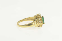 Load image into Gallery viewer, 14K 0.65 Ctw Marquise Emerald Diamond Statement Ring Size 10 Yellow Gold