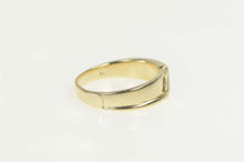 Load image into Gallery viewer, 10K Baguette Diamond Bypass Wedding Band Ring Size 10 Yellow Gold