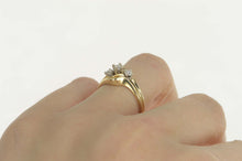 Load image into Gallery viewer, 14K 0.27 Ctw Diamond Engagement Bridal Set Ring Size 7.25 Yellow Gold