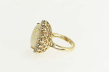 Load image into Gallery viewer, 14K 5.98 Ctw Natural Opal Diamond Cocktail Ring Size 6 Yellow Gold