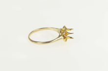 Load image into Gallery viewer, 14K Victorian Buttercup 5mm Engagement Setting Ring Size 7 Yellow Gold