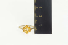 Load image into Gallery viewer, 14K Victorian Buttercup 5mm Engagement Setting Ring Size 7 Yellow Gold