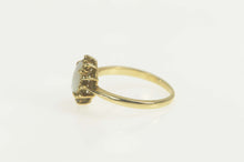 Load image into Gallery viewer, 10K Natural Opal Diamond Halo Engagement Ring Size 6 Yellow Gold