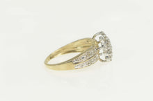 Load image into Gallery viewer, 10K Marquise Diamond Cluster Statement Ring Size 6 Yellow Gold