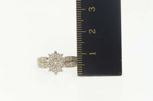 Load image into Gallery viewer, 10K Marquise Diamond Cluster Statement Ring Size 6 Yellow Gold