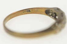Load image into Gallery viewer, 10K 1940&#39;s Classic Diamond Wedding Band Ring Size 6 Yellow Gold
