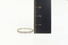 Load image into Gallery viewer, 10K Diamond Classic Simple Wedding Band Ring Size 6.25 White Gold