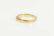 Load image into Gallery viewer, 14K Retro Simple Diamond Wedding Band Ring Size 7 Yellow Gold