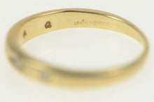 Load image into Gallery viewer, 14K 1930&#39;s Diamond Rounded Wedding Band Ring Size 7 Yellow Gold