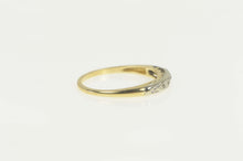 Load image into Gallery viewer, 14K 1940&#39;s Diamond Classic Wedding Band Ring Size 6.75 Yellow Gold