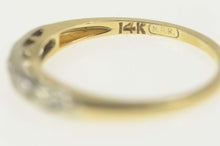 Load image into Gallery viewer, 14K 1940&#39;s Diamond Classic Wedding Band Ring Size 6.75 Yellow Gold