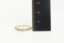 Load image into Gallery viewer, 14K 1940&#39;s Diamond Classic Wedding Band Ring Size 6.75 Yellow Gold