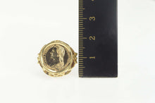 Load image into Gallery viewer, 14K Maria Theresa Thaler Tribute Austrian Coin Ring Size 5.25 Yellow Gold