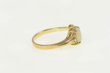 Load image into Gallery viewer, 14K Natural Opal Diamond Accent Statement Ring Size 6.75 Yellow Gold
