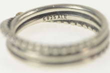 Load image into Gallery viewer, Sterling Silver 14K Authentic Pandora Diamond Rising Star Ring Size 8