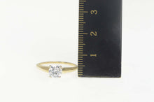 Load image into Gallery viewer, 10K Round Classic Solitaire Travel Engagement Ring Size 7 Yellow Gold