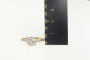 14K Pandora Timeless Elegance Travel Engagement Ring Size 6.25 Rose Gold