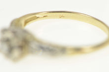 Load image into Gallery viewer, 14K 1950&#39;s Classic Diamond Squared Engagement Ring Size 6.5 Yellow Gold