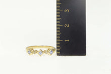 Load image into Gallery viewer, 14K Square Tanzanite Diamond Accent Band Ring Size 7 Yellow Gold