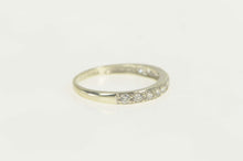Load image into Gallery viewer, 10K Classic Round CZ Wedding Band Ring Size 7 White Gold