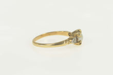 Load image into Gallery viewer, 10K 1940&#39;s Pearl Diamond Accent Classic Statement Ring Size 5.25 Yellow Gold