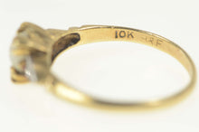 Load image into Gallery viewer, 10K 1940&#39;s Pearl Diamond Accent Classic Statement Ring Size 5.25 Yellow Gold