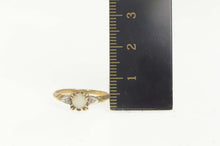 Load image into Gallery viewer, 10K 1940&#39;s Pearl Diamond Accent Classic Statement Ring Size 5.25 Yellow Gold