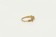 Load image into Gallery viewer, 10K Victorian Diamond Star Baby Child&#39;s Ring Size 0.25 Yellow Gold