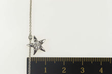 Load image into Gallery viewer, 10K 0.25 Ctw Diamond Star Astrology Space Chain Necklace 17.75&quot; White Gold