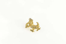 Load image into Gallery viewer, 14K Kansas University Jayhawk Mascot College Charm/Pendant Yellow Gold