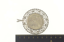 Load image into Gallery viewer, Sterling Silver 1921 Morgan Dollar Liberty Coin Medallion Pendant