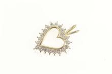 Load image into Gallery viewer, 10K Diamond Heart Love Symbol Classic Pendant Yellow Gold