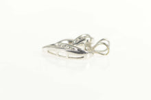 Load image into Gallery viewer, 14K 0.24 Ctw Classic Diamond Inset Heart Love Pendant White Gold