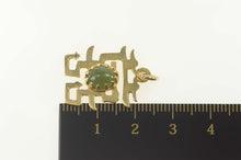 Load image into Gallery viewer, 14K Oval Jade Chinese Character Double Happiness Pendant Yellow Gold