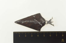 Load image into Gallery viewer, Sterling Silver Brown Agate Arrowhead Native American Pendant
