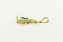 Load image into Gallery viewer, 14K Emperor Penguin Polar Arctic Animal Pendant Yellow Gold
