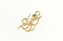Load image into Gallery viewer, 14K Squid Octopus Ocean Animal Sea Marine Life Pendant Yellow Gold