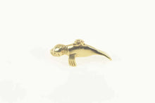 Load image into Gallery viewer, 14K 3D Sea Lion Manatee Marine Mammal Animal Pendant Yellow Gold