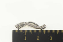 Load image into Gallery viewer, 14K 0.30 Ctw Diamond Graduated Wave Journey Pendant White Gold