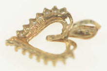 Load image into Gallery viewer, 10K Classic Diamond Heart Love Symbol Pendant Yellow Gold