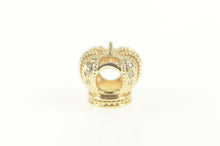 Load image into Gallery viewer, 14K Pandora Diamond Royal Crown Retired Charm/Pendant Yellow Gold