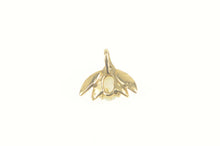 Load image into Gallery viewer, 14K Opal Diamond Accent Bee Beetle Bug Fly Pendant Yellow Gold