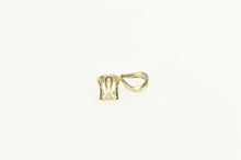 Load image into Gallery viewer, 10K Diamond Solitaire Buttercup Simple Retro Pendant Yellow Gold